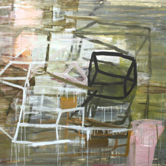 Deborah Dancy, "A House is Not a Home," oil on canvas