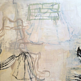 Deborah Dancy, "Little Bo's Peep," acrylic on paper