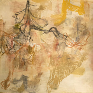 Deborah Dancy, "What a Tangled Web," oil pastel on paper