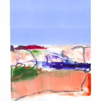 Barcelona II, Claudia Mengel, work on paper, monotype