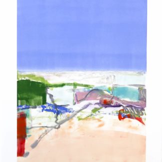 Barcelona IV, Claudia Mengel, work on paper, monotype