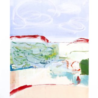 Barcelona V, Claudia Mengel, work on paper, monotype