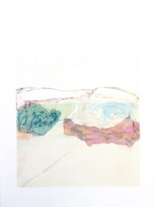 Barcelona VII, Claudia Mengel, work on paper, monotype