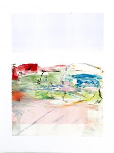 Barcelona XI, Claudia Mengel, work on paper, monotype