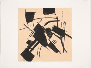 Bloomsbury Arrangement, Geoffrey Moss, Mixed media, Work on paper, lithograph pencil, pastel, dry pigments, waxes on papers
