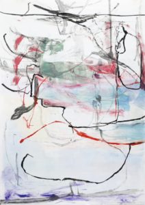 Reflections IV, Claudia Mengel, Work on paper, Monotype