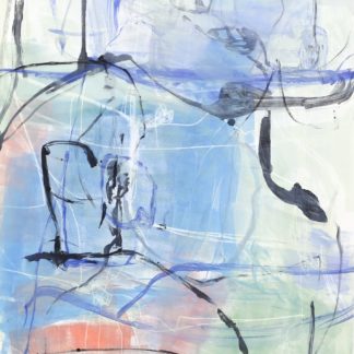 Reflections V, Claudia Mengel, work on paper, monotype