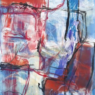 Claudia Mengel, "Reflections XV," monotype