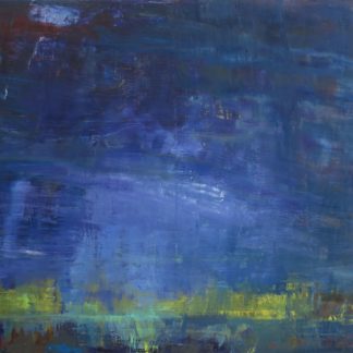 Moon Night, Ira Barkoff, painting, oil on linen