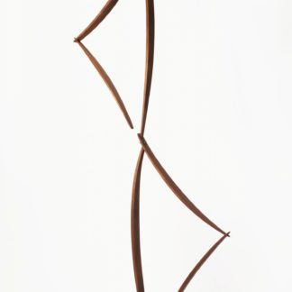 Will Clift, "Two Triangular Forms," Mahogany wood