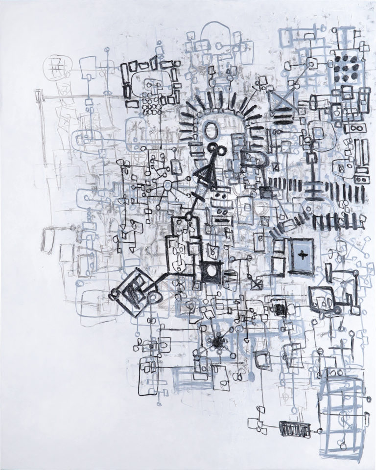 Paul Michael Graves, "Fig. VI.," oil on canvas