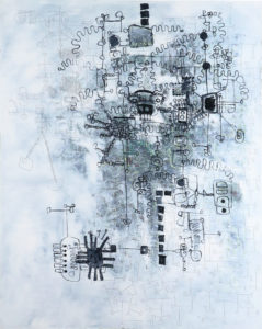 Paul Michael Graves, "Fig. VIII. &; Fig. III," oil on canvas