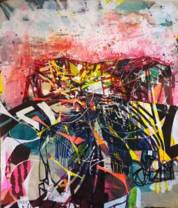 Galen Cheney, "Somnambulist," acrylic on canvas