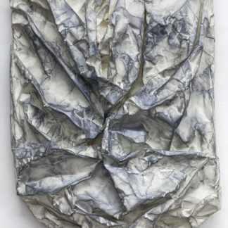 Lauren Seiden, "Blue Raw Wrap 22," graphite, pigment on paper