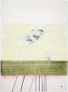 Sarah Hinckley, "Watch the River Flow (1)," oil on paper