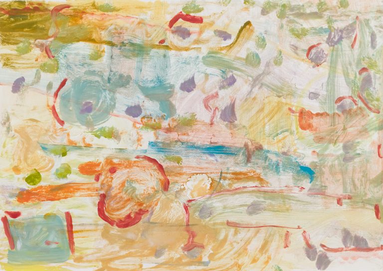 Michael Filan, "Desert Parade," water-based monotype