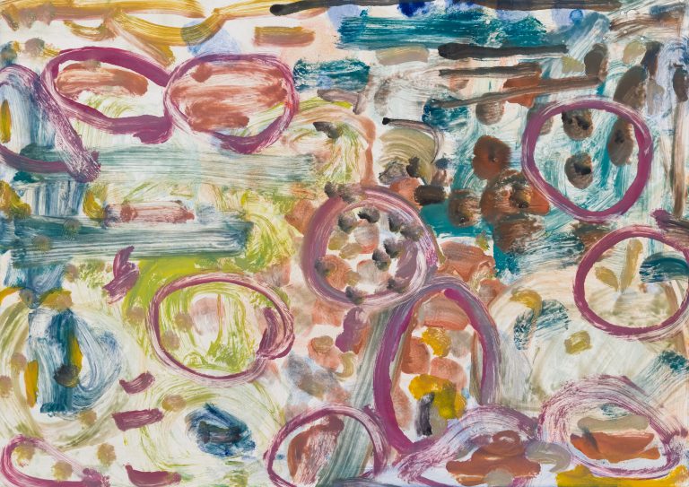 Michael Filan, "Flying Facade," water-based monotype