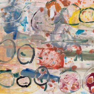 Michael Filan, "In the Farmer's Field," water-based monotype