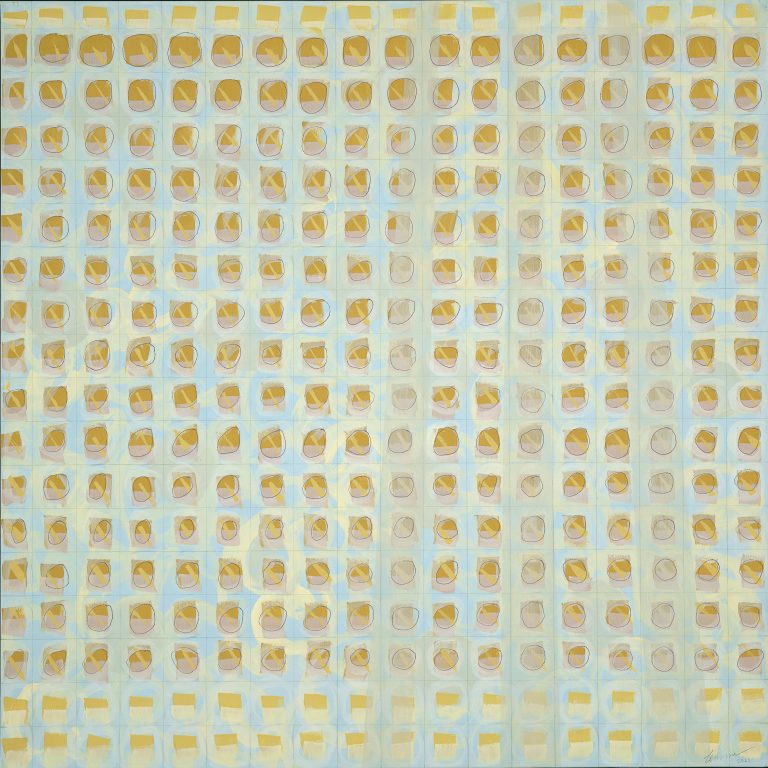 Zemma Mastin White, "Befog," flashe and acrylic paint, ink