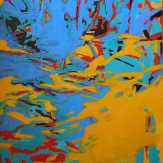 Geoffrey Moss, "Frosts Woods," oil on canvas