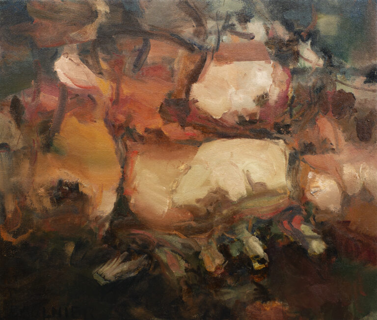 Dana Saulnier, "Untitled (320)," oil on canvas