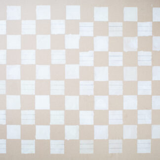 Bastienne Schmidt, "Checker Grids," polymer paint, pencil on duck cotton canvas