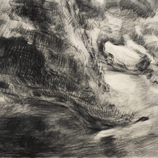 Dana Saulnier, "Drawing (81721)," charcoal