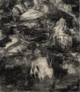 Dana Saulnier, "Drawing (121920)," charcoal