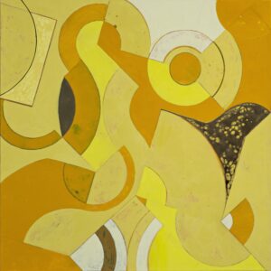 Jeanette Fintz, "Pro Helio #2," acrylic on wood panel