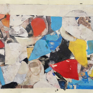 Robert Szot, "Del Monte (Study)," collage, mixed media on paper