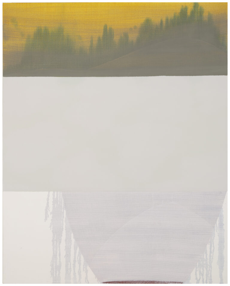 Sarah Hinckley, "Listening Wind (2)," oil on canvas