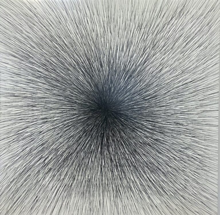 Norman Mooney, "Pencil on Panel No.21", pencil on panel