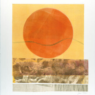 Zemma Mastin White, "Climate Change," monoprint