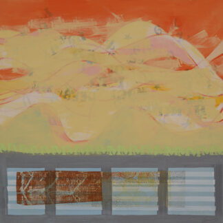 Zemma Mastin White, "Tulip Field," flashe paint on paper