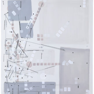 Paul Michael Graves, "Drawing 05.07.2022.," acrylic, sumi ink on drafting film