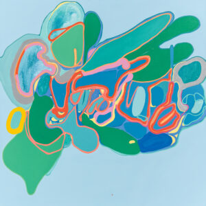 Oona Ratcliffe, "Untitled (2)," acrylic on canvas