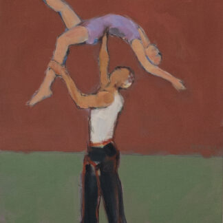 Sarah Benham, "Acrobats," oil on canvas
