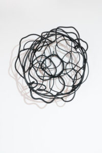 Rebecca Welz, "Basket Barnacle," steel
