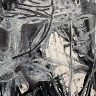 Ethan Kolwaite, "Helmet as Cage," oil on paper