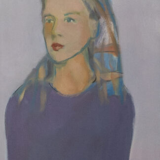 Sarah Benham, "Portrait of a Girl," oil on canvas