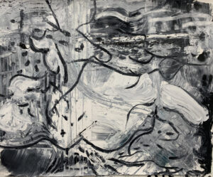 Ethan Kolwaite, "Untitled," oil on paper