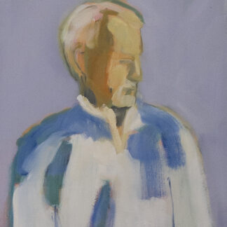 Sarah Benham, "Portrait of a Man," oil on canvas