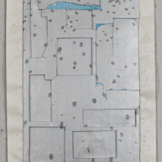 Eugene Brodsky, "Dots 14," ink and graphite on silk