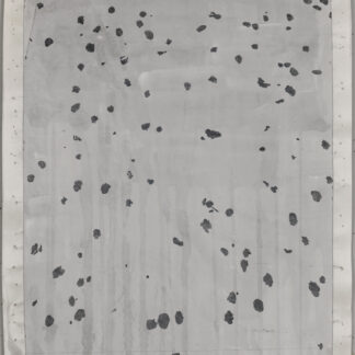 Eugene Brodsky, "Dots 7," ink and graphite on silk