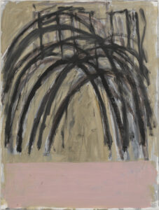 Eugene Brodsky, "Hoops," oil, linen on panel