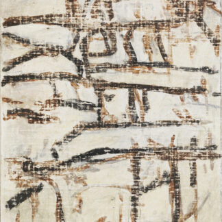 Eugene Brodsky, "Marks (Sanded)," oil, linen on panel