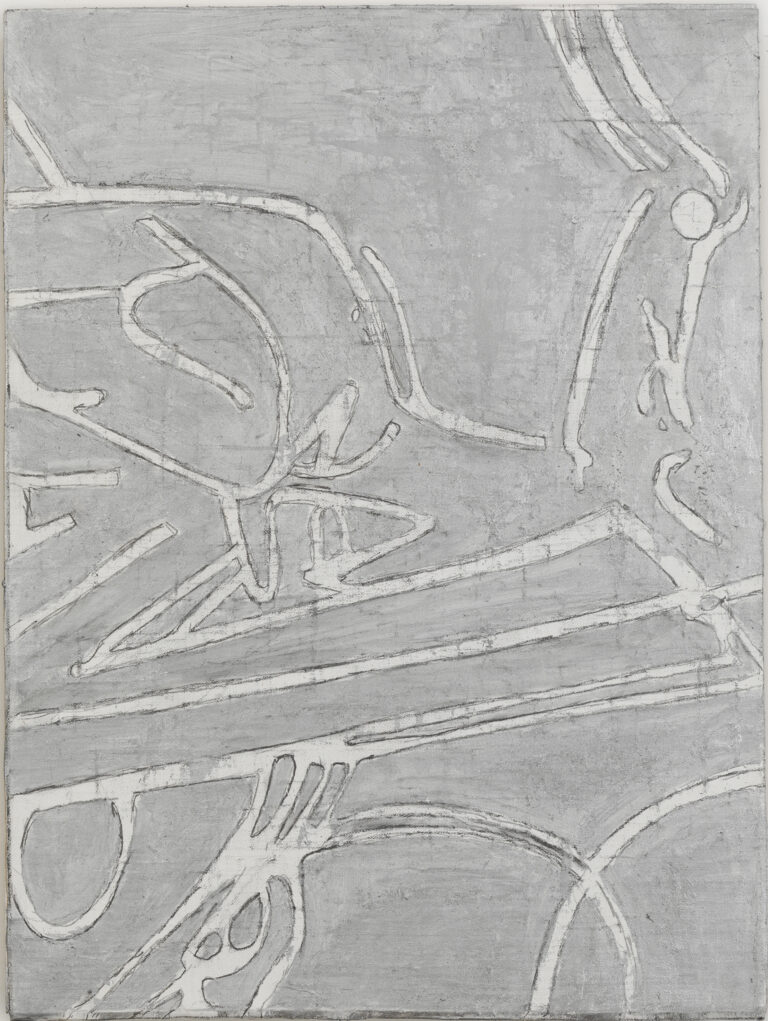 Eugene Brodsky, "Silver," oil, linen on panel