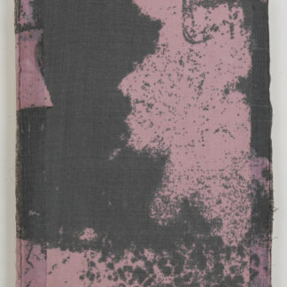 Eugene Brodsky, "Smoke," ink on silk mounted on panel