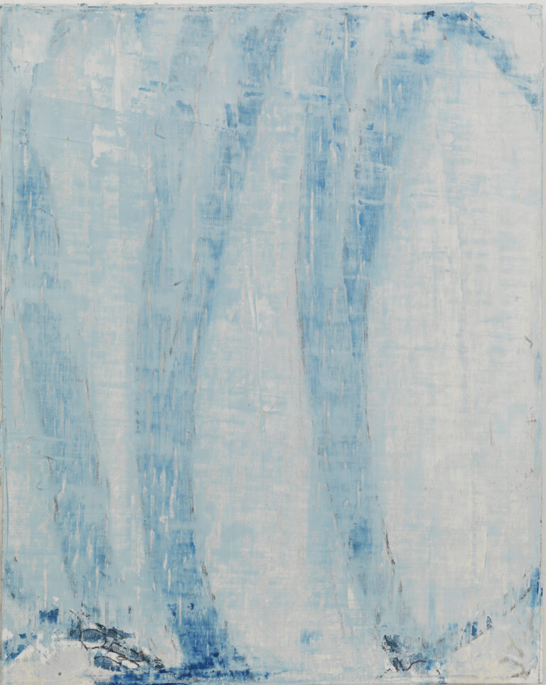 Eugene Brodsky, "Spinner (Oil)," ink, silk on panel