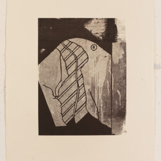 Eugene Brodsky, "Tape and Drip," silkscreen on paper